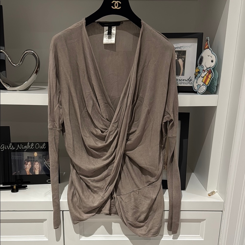 BCBG MaxAzria Wrap Top